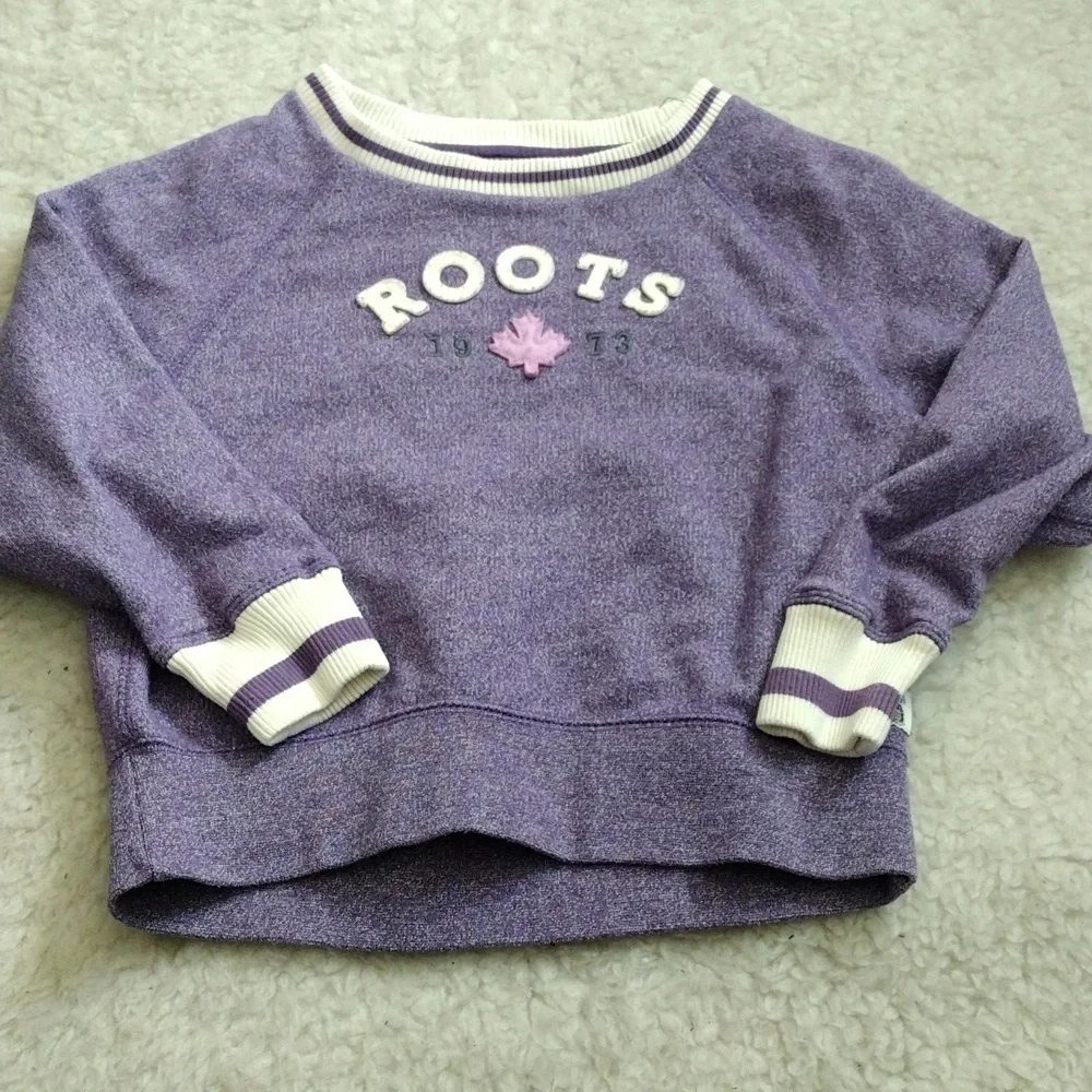 Roots Cabin Purple Sweatshirt